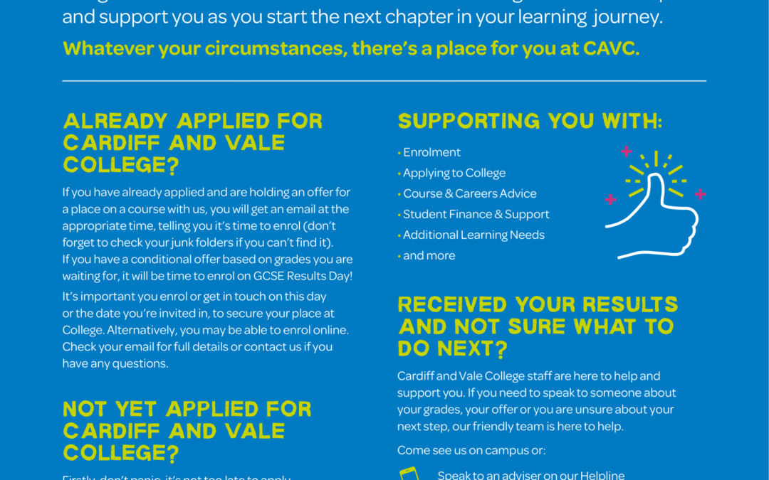 Don’t Stress About What’s Next – GCSEs